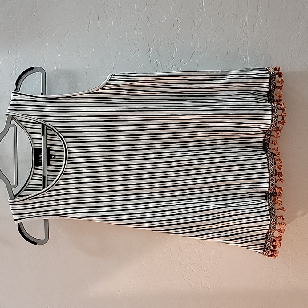 NWOT W5 Striped Tunic Tank Sz L